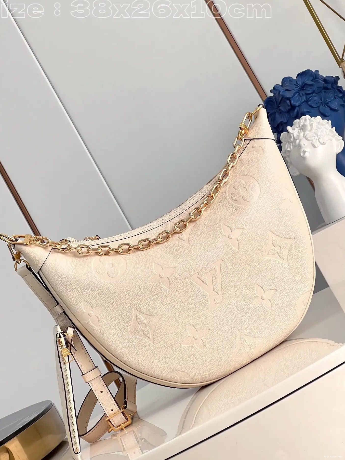 Fake Louis Bags VUITTON LOUIS LOOP HOBO 0502